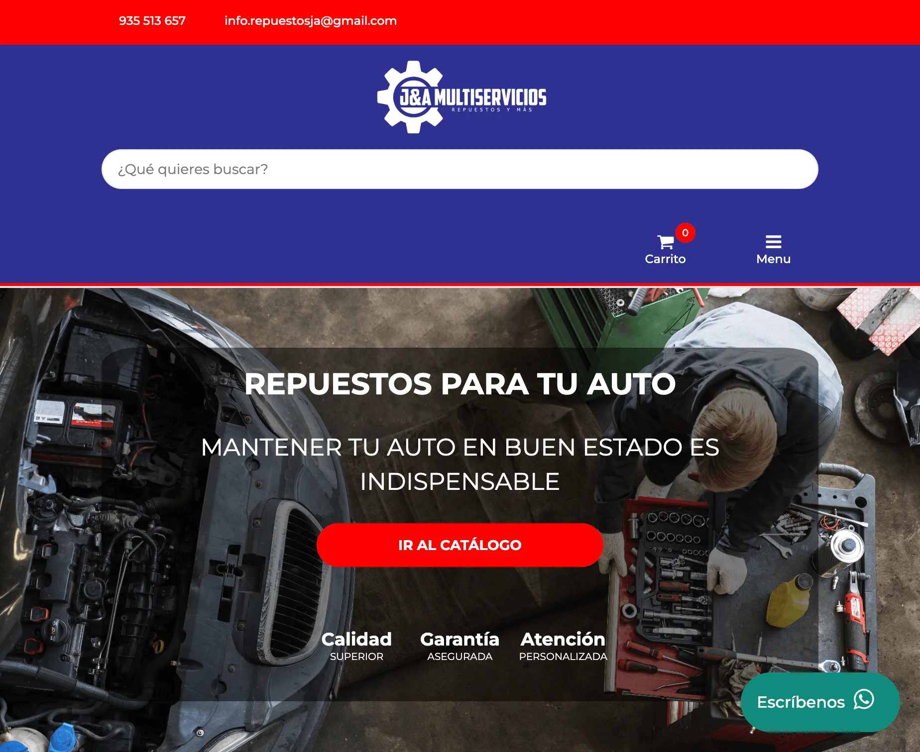 Multirepuestos J&A - E-commerce