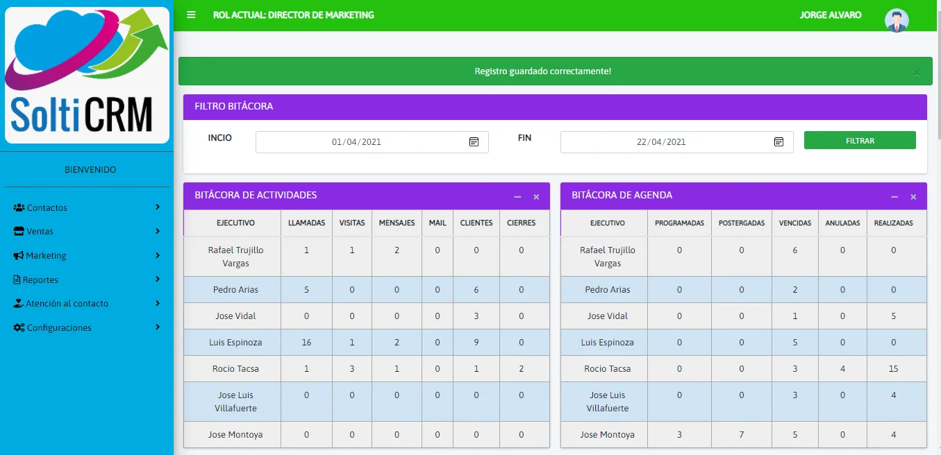 SoltICRM - Sistema de Gestión de Clientes